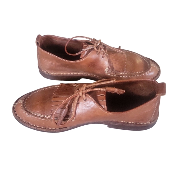Cole Haan Vintage Country Line Fringe Kiltie Men\'s Brown Leather Loafers main image 5